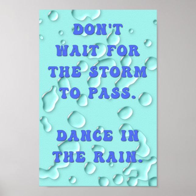Dance in the Rain Poster (Front)
