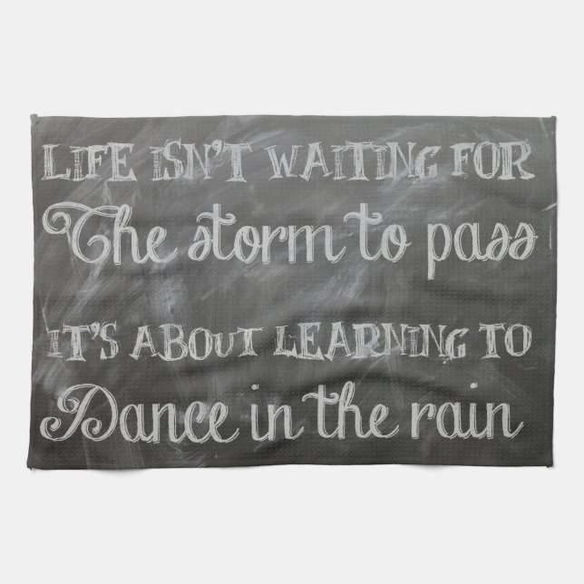 dance in the rain tea towel (Horizontal)