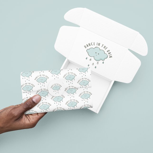 Dance In The Rain Tissue Paper  (Encourage dancing in the rain with this cute tissue paper! )