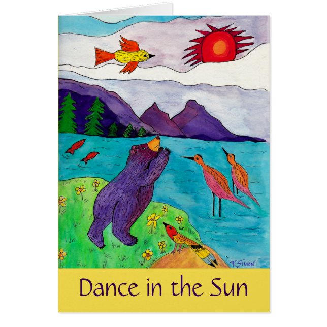 Dance in the Sun Card (Front)