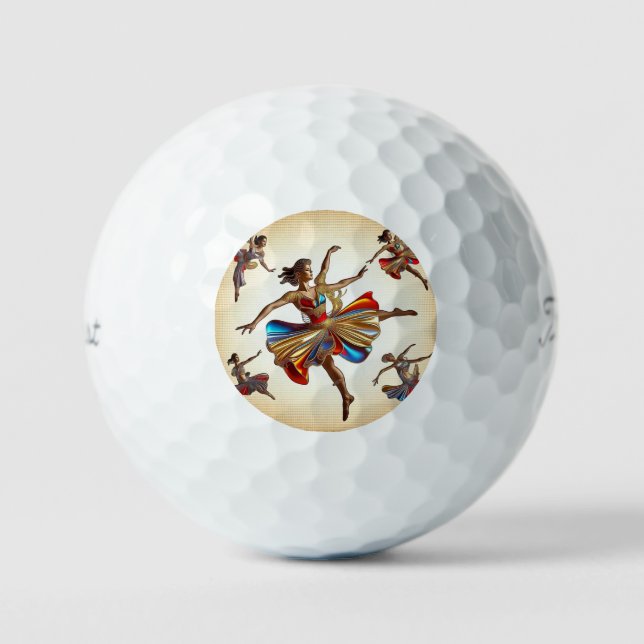 "Dance Inspired by Nature" Golf Balls (Front)