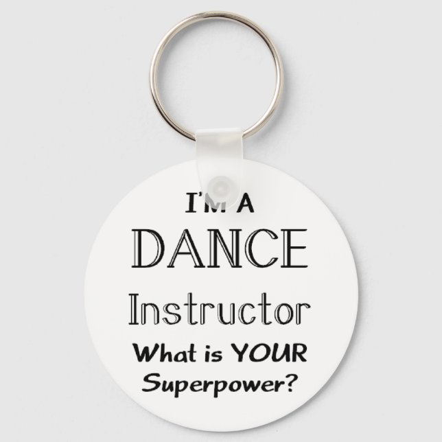 Dance instructor key ring (Front)