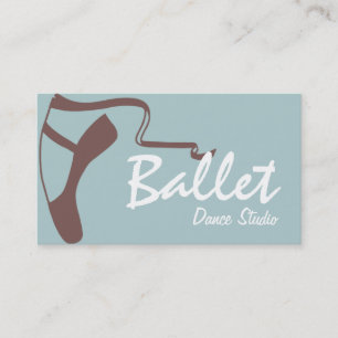 Dance Instructor Studio Lessons Business Card