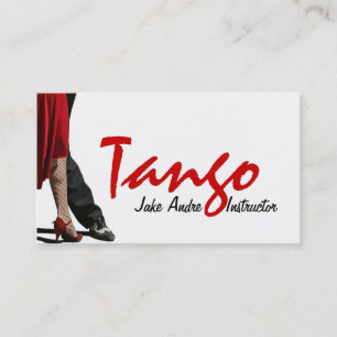 Dance Instructor Studio Lessons Business Card