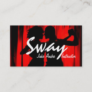 Dance Instructor Studio Lessons Business Card