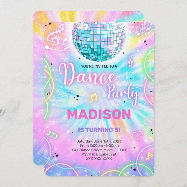 Dance Invitation (Front/Back)