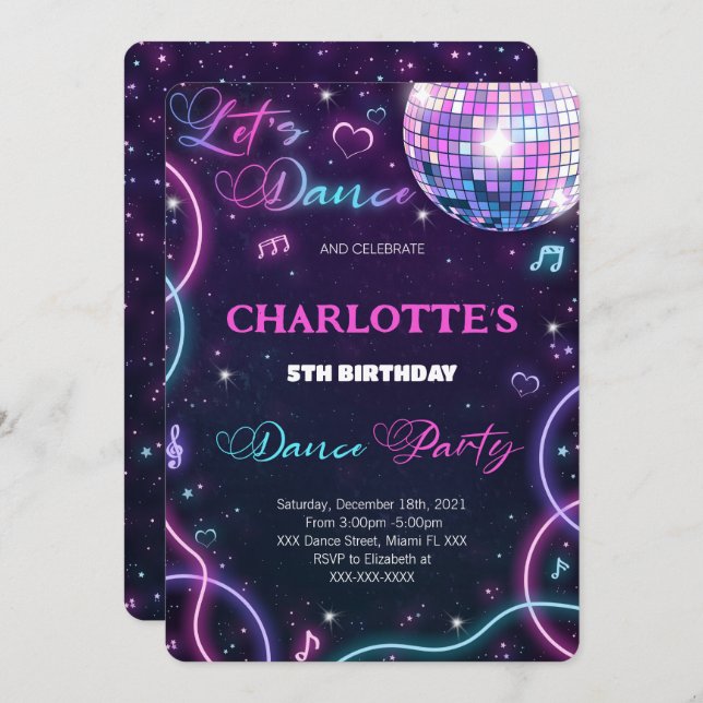 Dance Invitation (Front/Back)