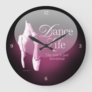 Dance Is Life Large Clock