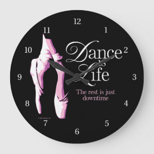 Dance Is Life Large Clock