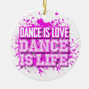 Dance is Love Dance is Life Photo Ornament