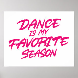 Dance is my favourite season poster