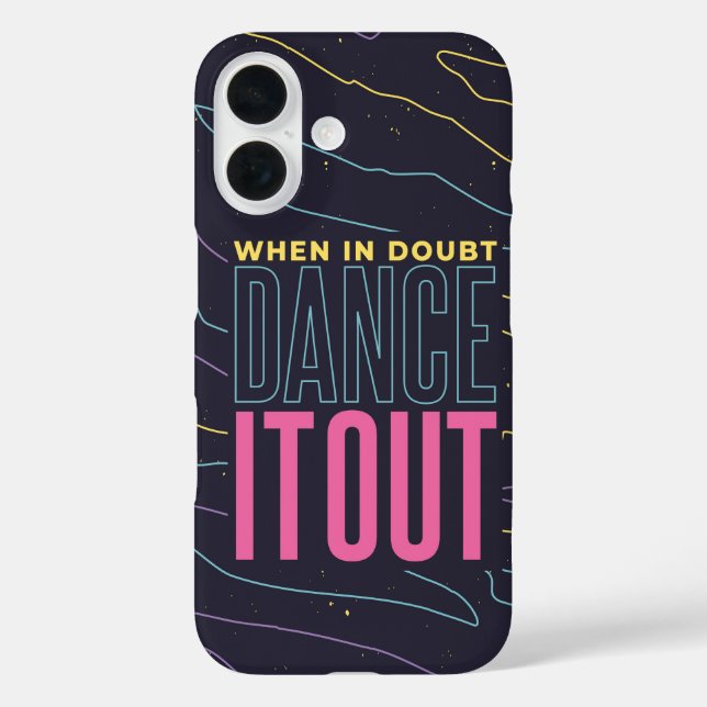 Dance It Out – Neon Vibes Case-Mate iPhone Case (Back)
