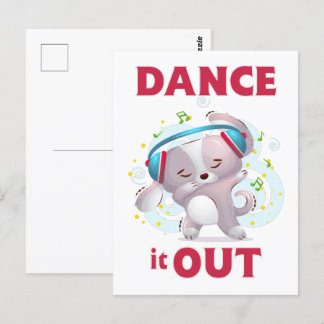 Dance It Out Postcard