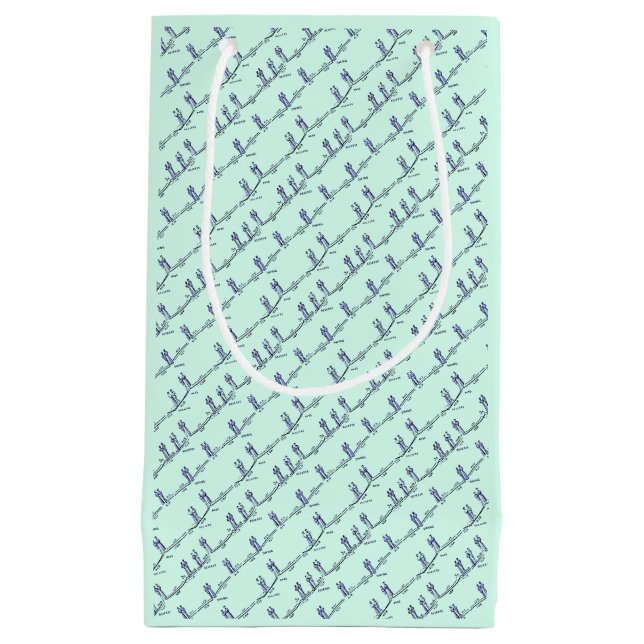 Dance Lessons Gift Bag (Green) (Front)