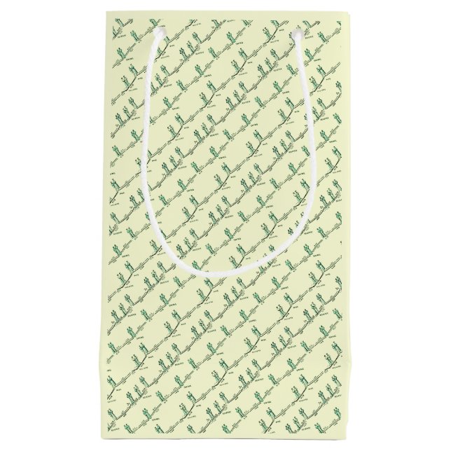 Dance Lessons Gift Bag (Yellow) (Front)