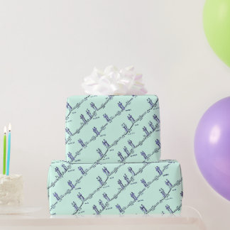 Dance Lessons Wrapping Paper (Green)