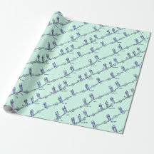 Dance Lessons Wrapping Paper (Green)