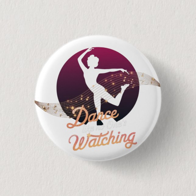 Dance Life 3 Cm Round Badge (Front)