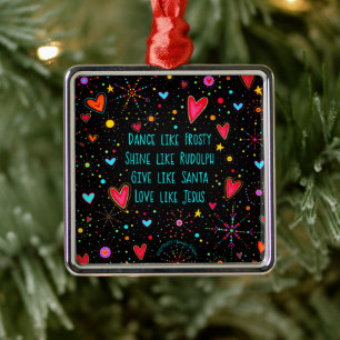 Dance Like Frosty ‘Inspirivity’ Metal Ornament