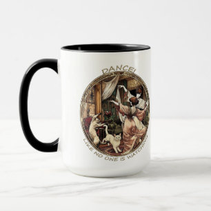 Dance Like No One Is Watching Art Nouveau t-shirt Mug