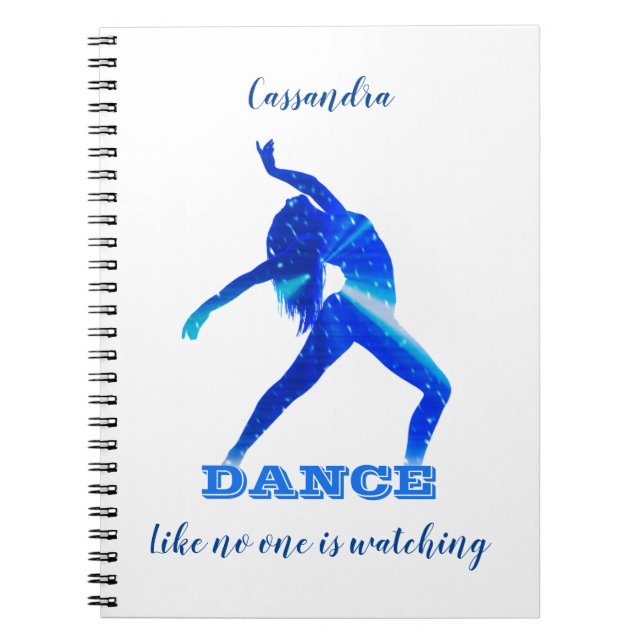 Dance - Like no one is watching - Notebook (Front)