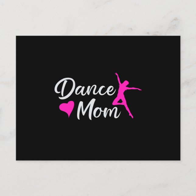 Dance Love Dancing Party Sport Dancer Funny Gift Postcard (Front)