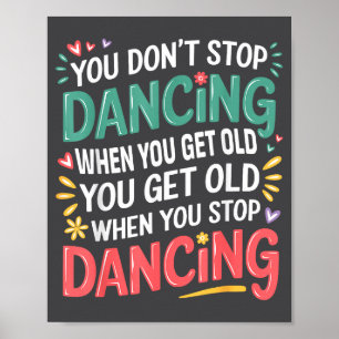 Dance Lover Shirt For Dancers Uni-adults, Kids Bla Poster