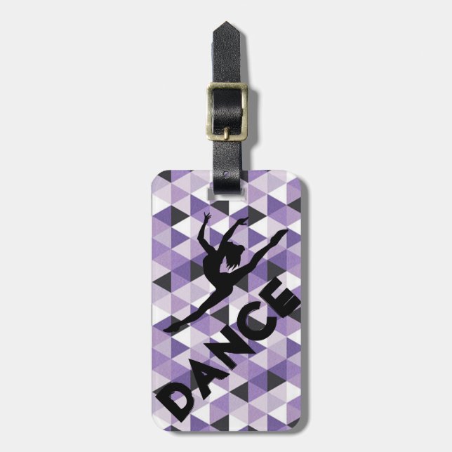 Dance Luggage Bag Tag (Front Vertical)