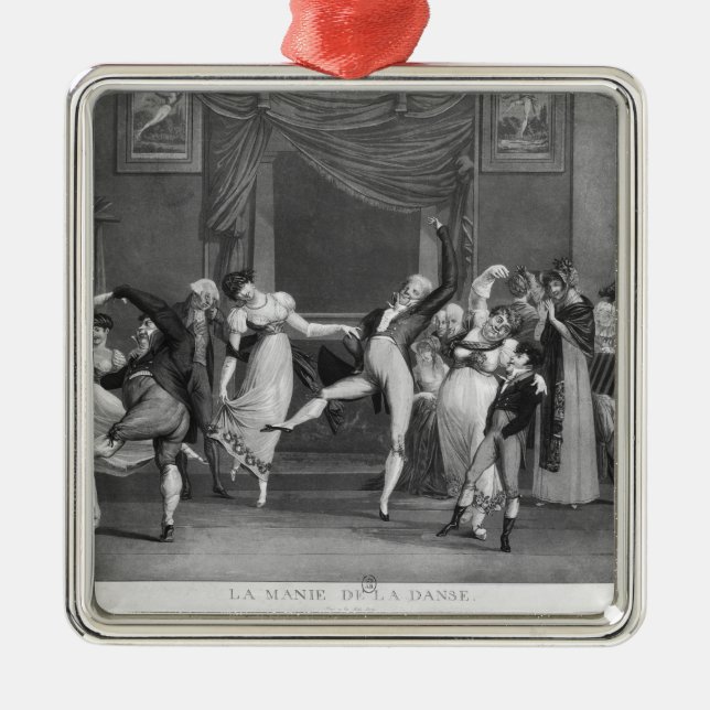 Dance mania, 1809 metal ornament (Front)