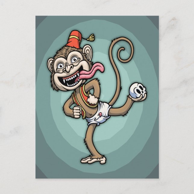 Dance, Monkey! Postcard (Front)