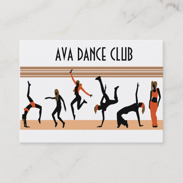 Dance moves  Business card (Front)