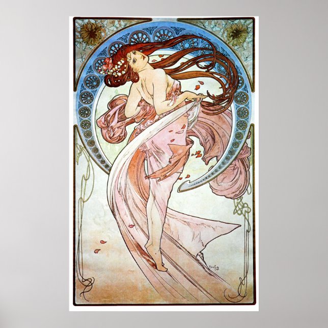 Dance, Mucha Poster (Front)