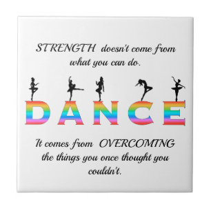 Dance, multi-colored ceramic tile