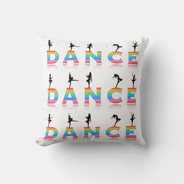 Dance, multi-colored cushion (Front)
