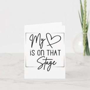 Dance Mum Retro My Heart Is On That Stage Dance Re Card