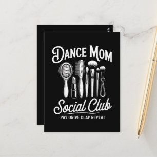 Dance Mum Social Club Mummy Postcard