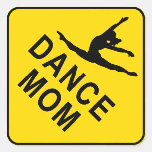 Dance Mum Square Sticker