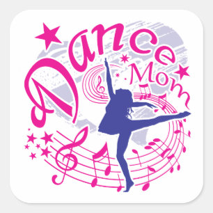 Dance Mum Square Sticker