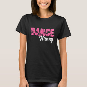 Dance Nanny Of A Dancer Nanny Dancing Leopard Moth T-Shirt