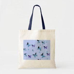 Dance of Butterflies in Blue Green Tote Bag