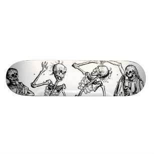 Dance Of Death By Michael Wolgemut 1493 Skateboard