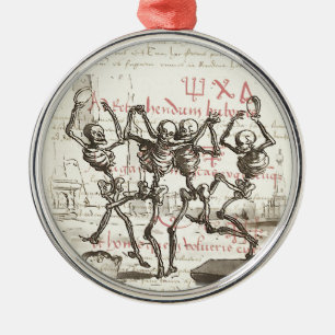 Dance of Death Skeleton Christmas Ornament