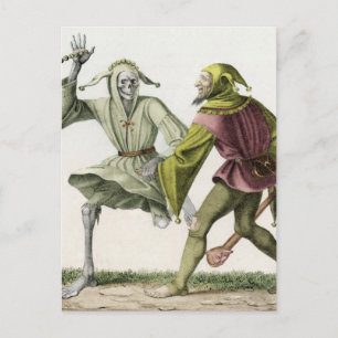 Dance of Death - The Fool Postcard