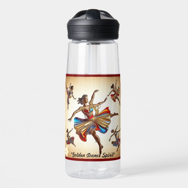 "Dance of Elegance" Water Bottle (Front)