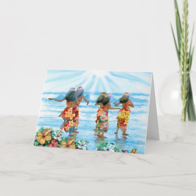 DANCE OF HULA CARD (Front)