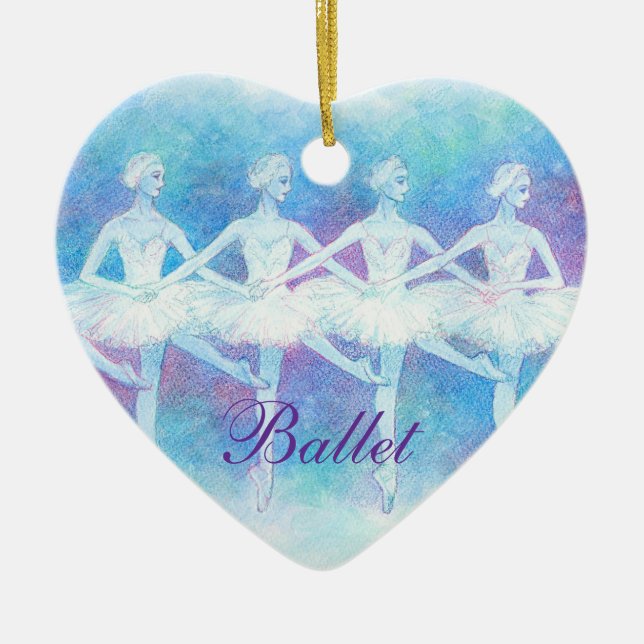 Dance of the Baby Swans Ornament (customisable) (Front)