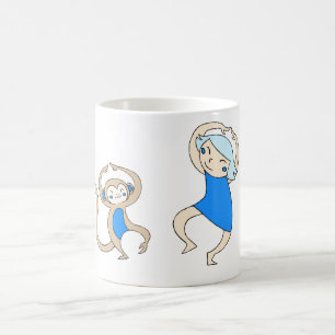 Dance of the Blue-bellied Monkeys Coffee Mug