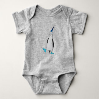 Dance of the Blue Footed Booby Baby Bodysuit