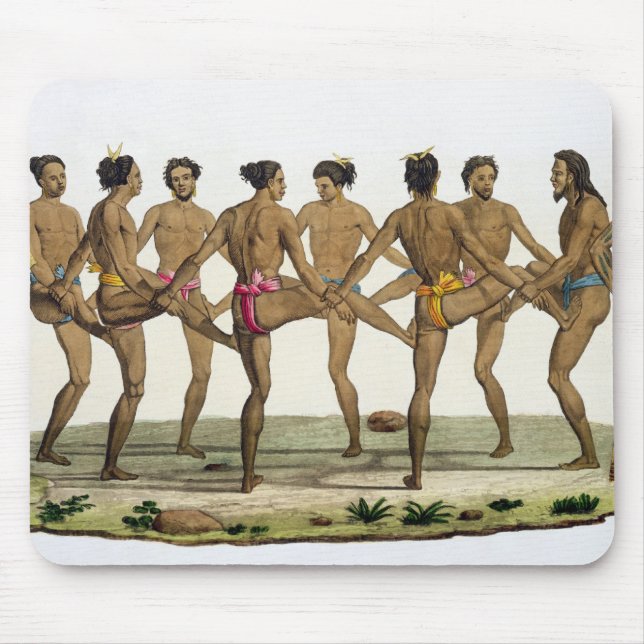 Dance of the Caroline Islanders, plate 22 from 'Le Mouse Pad (Front)