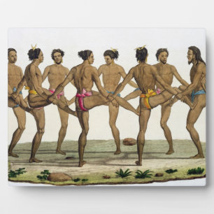 Dance of the Caroline Islanders, plate 22 from 'Le Plaque